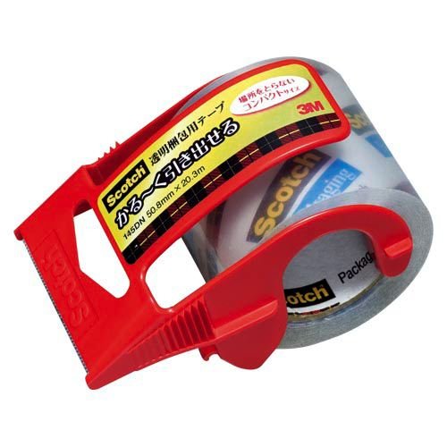 【4個セット】Scotch かるーく引き出せるテープ 詰替用 145DN専用 Amazon | 3M かる?く引き出せる 透明梱包用テープ 145DN | OPP梱包