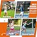 LPZMPZ Tennis Trainer Tennis Alleine Spielen Trainer Baseboard Set mit 3 Rebound Ball, Tennis Übungsgerät, Autodidaktische Tennis-Trainer Set, für Spieler Anfänger