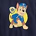HYBRID APPAREL - Paw Patrol - Chase Sketch - Toddler & Youth Crewneck Fleece Sweatshirt - Size 4T Navy