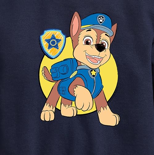 HYBRID APPAREL - Paw Patrol - Chase Sketch - Toddler & Youth Crewneck Fleece Sweatshirt3