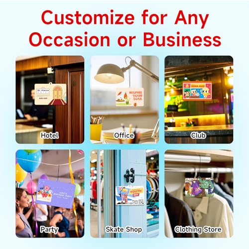 Image of Bulk Custom Car Air Fresheners with Logo or QR Code | Personalized Branded Gifts; 10-1000 Pcs Bulk Orders; Double-Sided Print; Scent Choice Available; Horizontal rectangle Shape