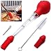Produktbild BETOY Kitchen Craft Bratensaftspritze, Bratenspritzen mit Backpinsel Fleisch Marinadespritze Reinigungsbürste 4 Stück