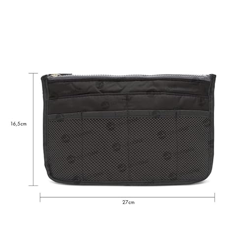 Organizador Trocador Bolsa Necessaire Maquiagem Acessorios (Preto)