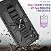 for Galaxy A55 5G Case,Samsung A55 Case w/Tempered Glass Screen Protector(Full Coverage) [Full-Body][15FT Mil-Grade][Built-in Kickstand] Car Magnetic Protective Cover for Women Man Blue Star Galaxy