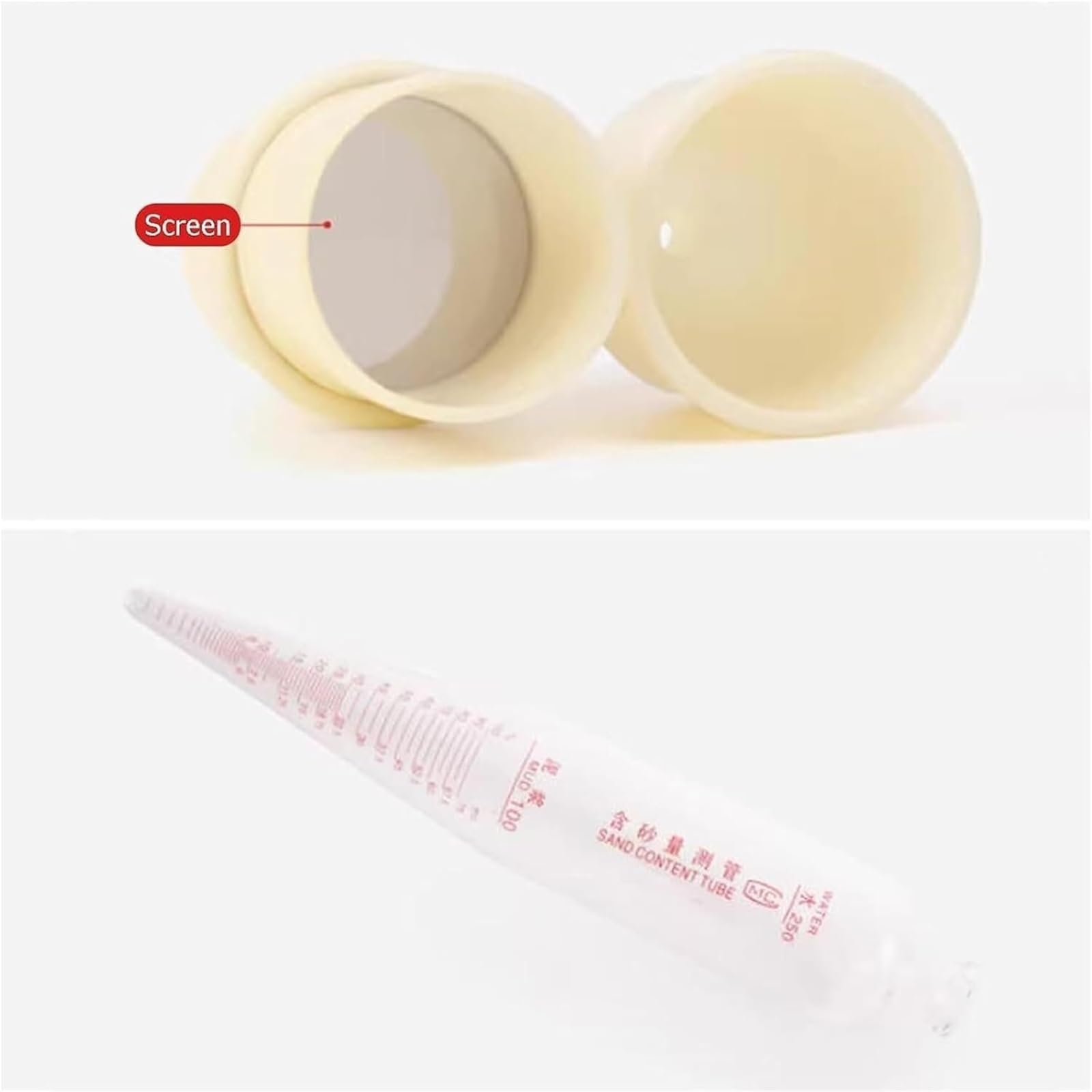 Kit di viscosimetro portatile per fango, idrometro e contenuto di sabbia, scatola in alluminio, reometro preciso, per analisi di laboratorio e perforazione sul campo