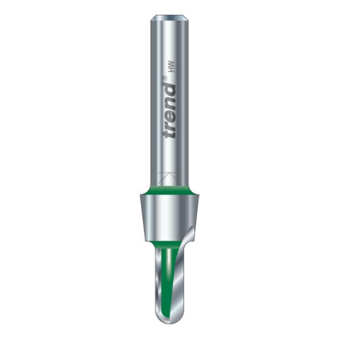 TREND CraftPro Radiusfräser, 8 mm Schaft, 1.6 mm Radius, 3.2 mm Schnittdurchmesser, Hartmetallbestückt, C050X8MMTC