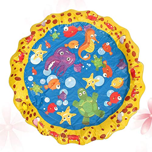 CLISPEED Almofada de Respingo Ao Ar Livre Aspersão Inflável Tapete de água Brinquedos Almofada de Ch