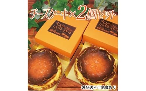 チーズケーキ バスク 大人のバスクチーズケーキ 2個 セット 朝倉市限定品 配送不可 離島