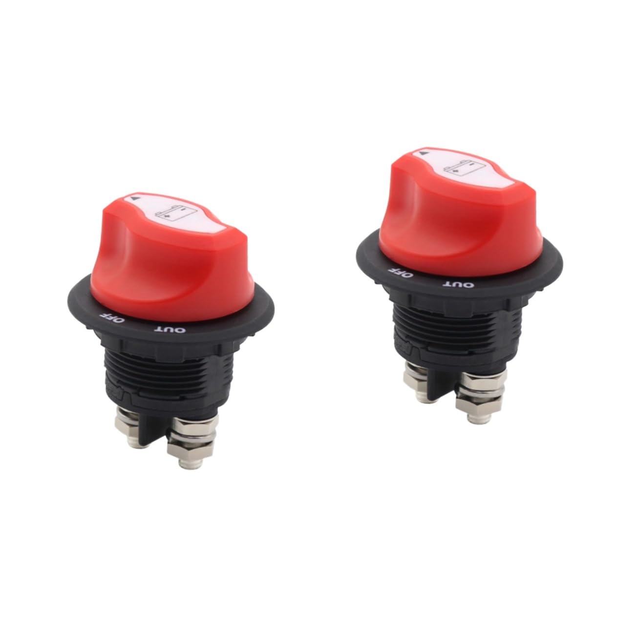 BESPORTBLE 2pezzi Interruttore Scollegamento Batteria Per Auto e Camper Protezione Contro Perdite e Corrosione Design Semplice e Affidabile Facile Da Utilizzare e Resistente Nel Realizzato