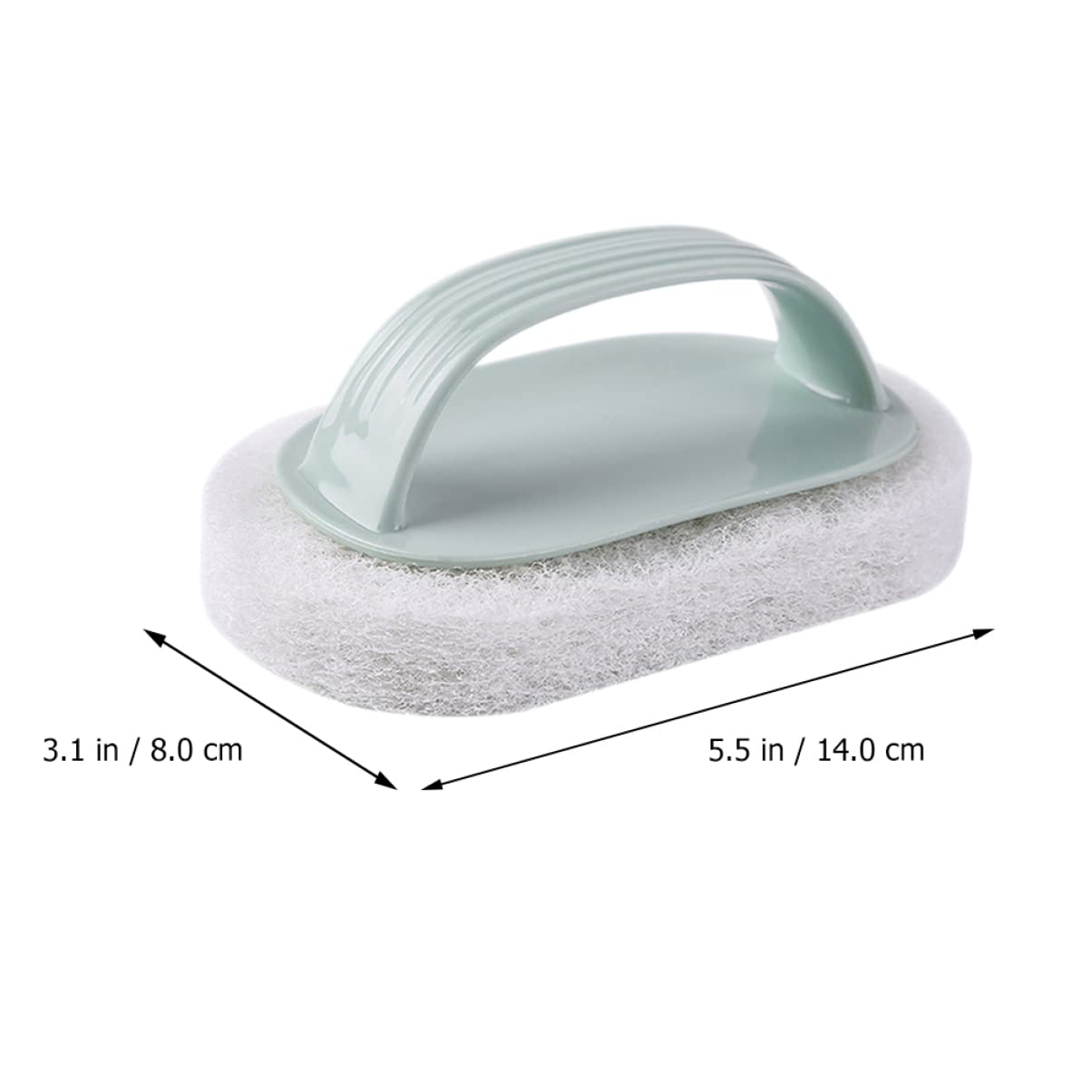 SOLUSTRE 12 Piezas Cepillo Limpieza Cepillo Esponja Limpieza Auto Pincel Cocina brocha Cocina depurador esponjas Esponja Lavado Cepillo con Mango plastico Ventana detergente