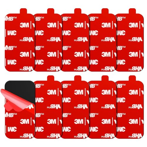 FIXCHORD Almohadillas Adhesivas de Doble Faz 3M VHB 5930, 10 Unidades de Almohadillas de Espuma de Doble Faz, Resistentes al Agua y Altas Temperaturas para Automóviles, Hogar y Oficina 50 * 25mm