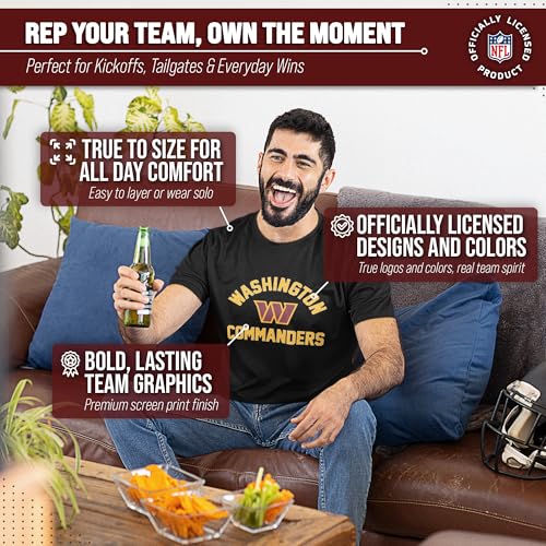 Image of NFL Gameday Cotton Blend T-Shirt for Men and Women - Licensed