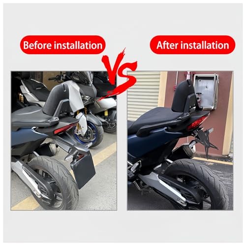 Support plaque immatriculation Forza 750 finition premium aluminium alu - 4