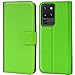 Produktbild Conie® Handy Hülle für Samsung Galaxy S20 Ultra Etui, Premium Booklet Cover Flip Schutzhülle für Samsung Galaxy S20 Ultra Tasche, Grün