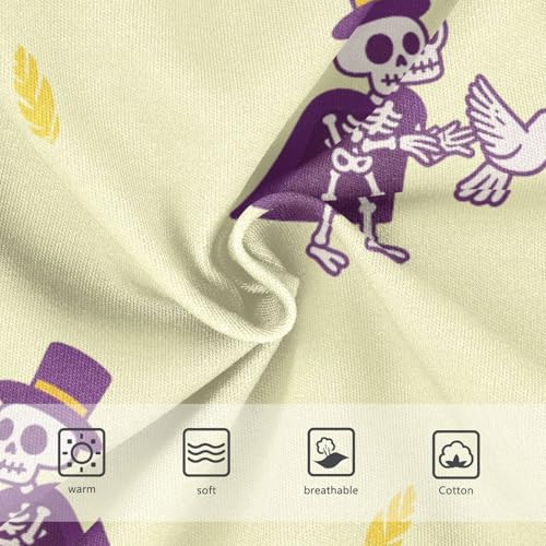 Girls' Underwear Cute Skull Magic Buffalo Check Plaid Yellow Toddle Brief Panties 23020473
