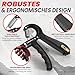 FUNFLEX Handtrainer Fingertrainer, Griffkraft Trainer 2er Set, 5-60kg Einstellbarer Widerstand Unterarmtrainer - Grip Ring, Fingerkraft Grifftrainer - Fitness Krafttraining für Hand, Finger, Unterarm
