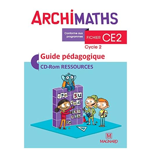 Archimaths CE2 (2018) - Version fichier - Guide pédagogique avec CD-Rom