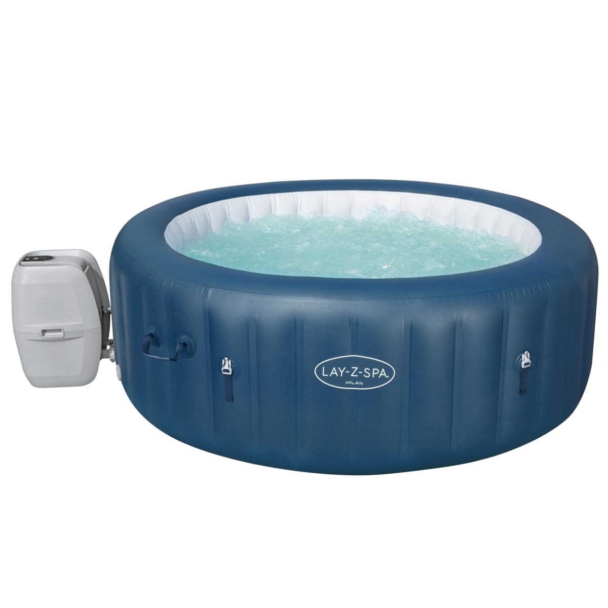 Lay-Z-Spa 60029 Milan Airjet Plus Inflatable Hot Tub, 6 Person