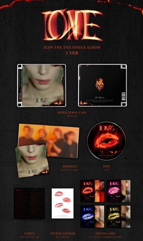XLOV I ONE [Standard/Jewel Case Ver.] 2nd Single Album (2 Ver Set)