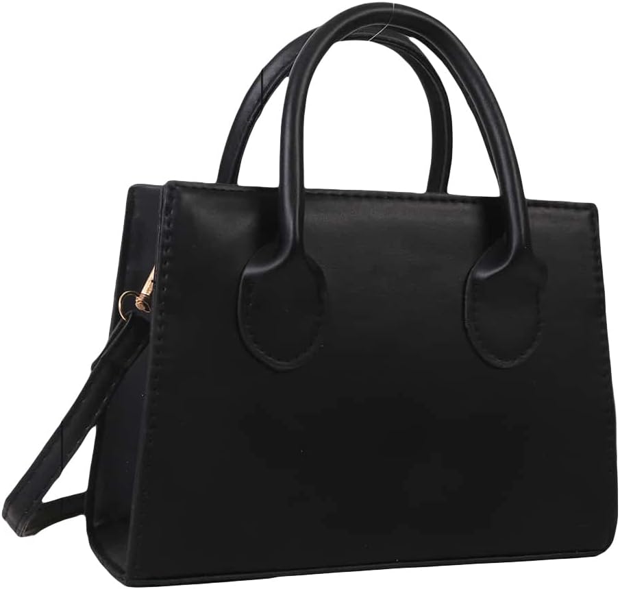 GORGLITTER Women's Small Crossbody Purse Double Handle Satchel Shoulder Bag Crossbody Square Bag Purse Handbag | Small, Double Handle, Crossbody Square Bag