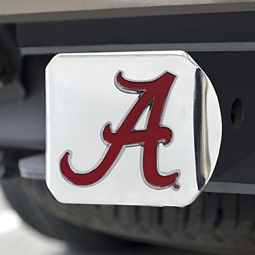 University of Alabama NCAA Chrome Metal Hitch Cover by FANMATS - Unique 3D Color Team Logo Molded Design – Easy Installation on Truck, SUV, Car or ATV - Ideal Crimson Tide Gift for Student/Alumni/Fan image 5