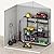 DWVO 6x4ft Metal Outdoor Tool Shed, Garden Storage Shed for Backyard, Lawn, and Patio, Heavy-Duty Storage Unit with Four Vents & Lockable Door for Storing Tools, Equipment & Trash Bins, White