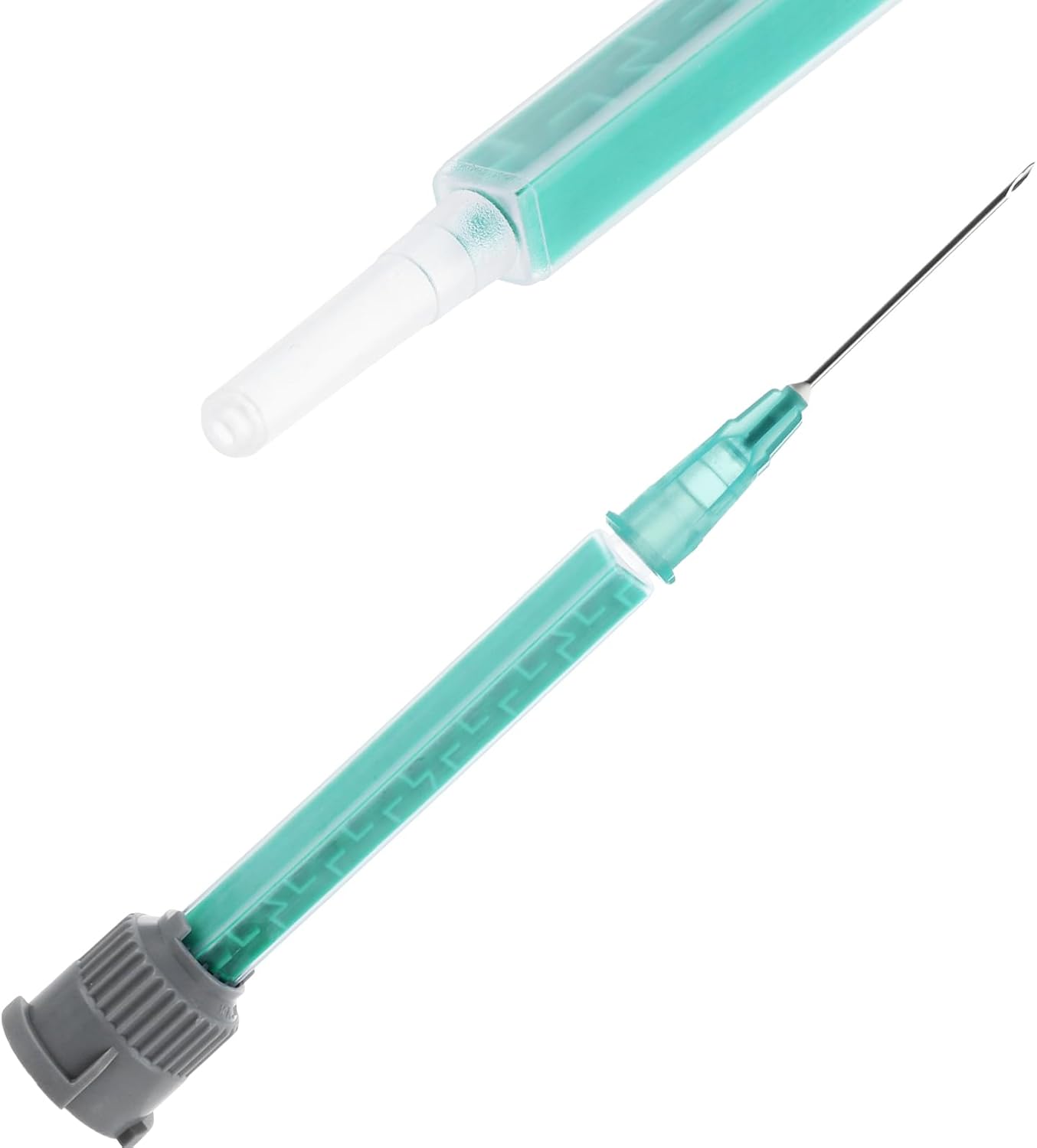 100 Pcs 3.5 Inch Epoxy Mixing Nozzle Tip for Adhesive Gun Applicator, 1:1 & 1:2 Static Mixer Plastic Resin Mixing Tip