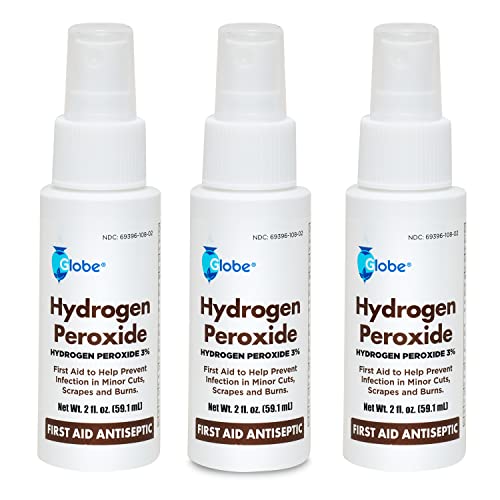 (3 Pack) Globe Hydrogen Peroxide 3% First Aid Antiseptic Topical...