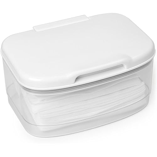 Skip Hop Wipes Dispenser, Nursery Style, Clear/White