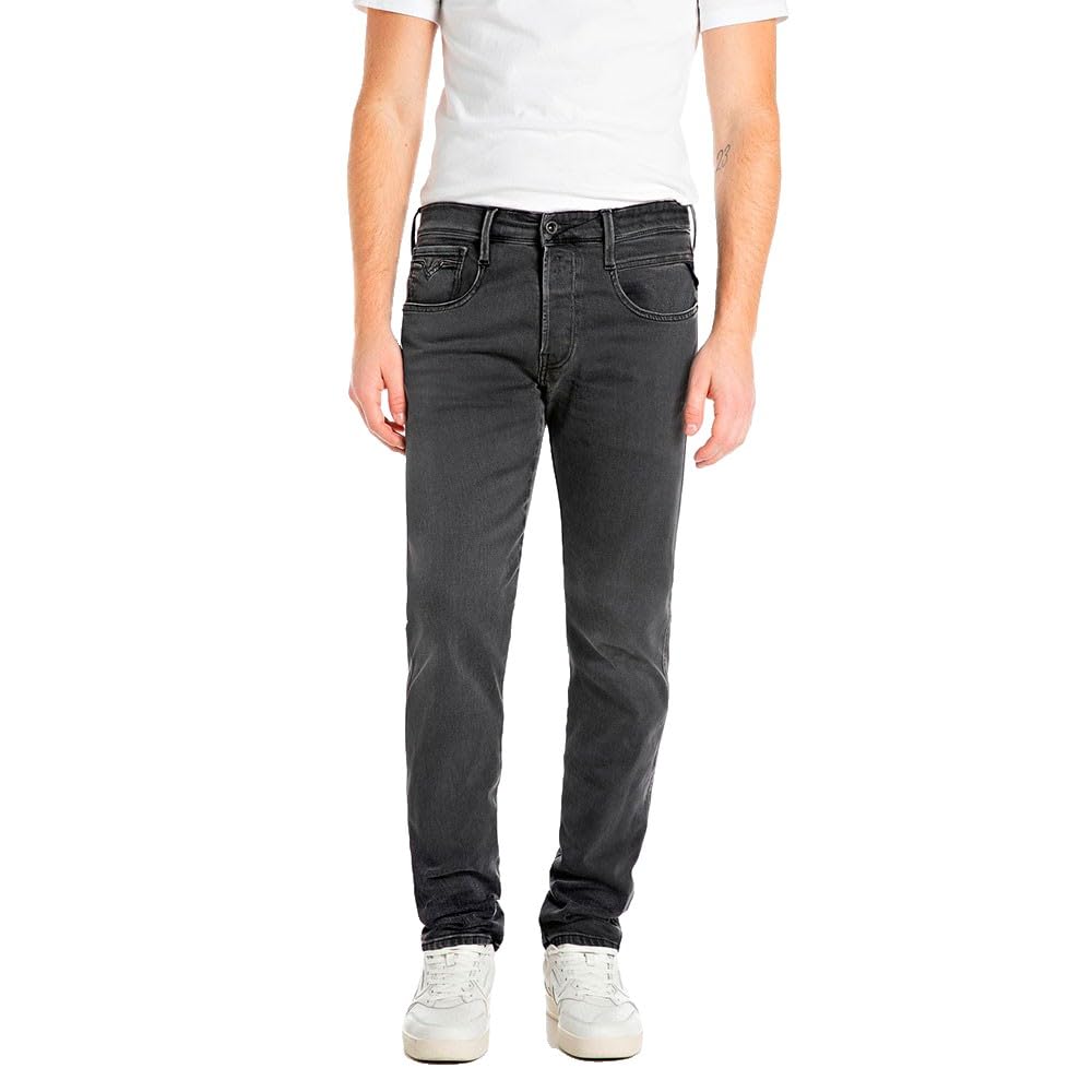 Replay Men's Jeans, 097 Dark Grey, 34W/30L