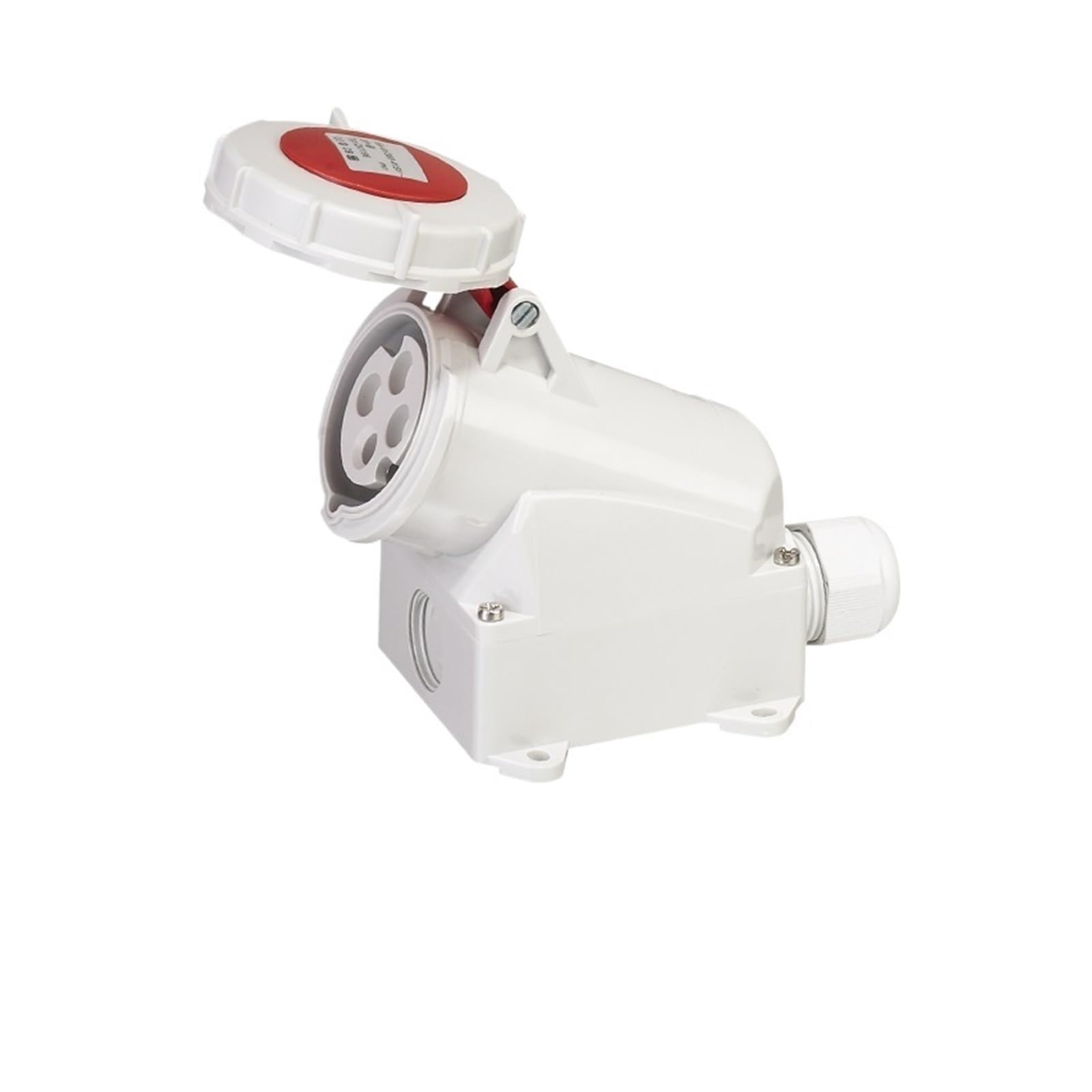 Connecteur industriel triphasé étanche IP67 4P5 32A en saillie GP1206