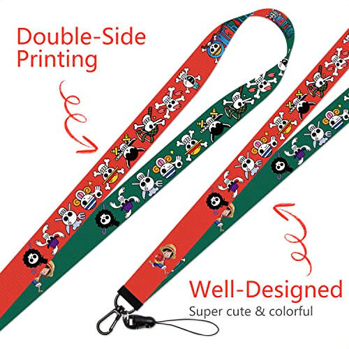 Neck Lanyard With Id Badge Holder For Keys Cute Kawaii Anime Cartoon Character Key Chain Card Lanyards For Women Men Guys Girl Boys Kids Teachers The Office Keychains Gs308 #TOP2
