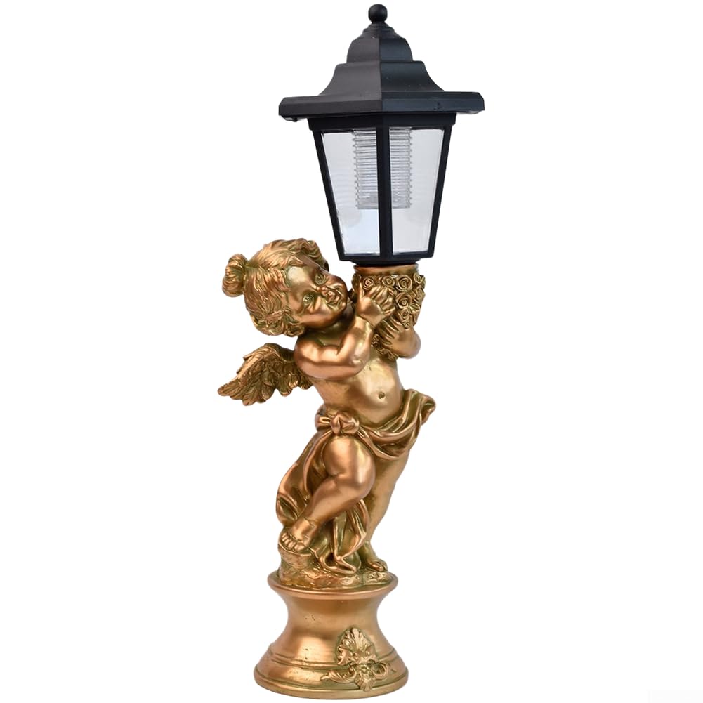 Statua di luce solare di stile europeo per il patio del giardino (Statue2)