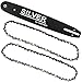Produktbild Schwert für Kettensäge 16" + 2 Stück Sägekette 40cm 56TG S40-SHPD