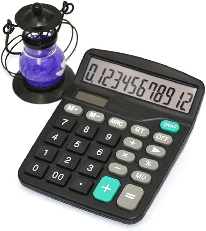 12 Digits Electronic Large Screen Desktop Calculators Home Office School Calculators Financial Accounting Tools