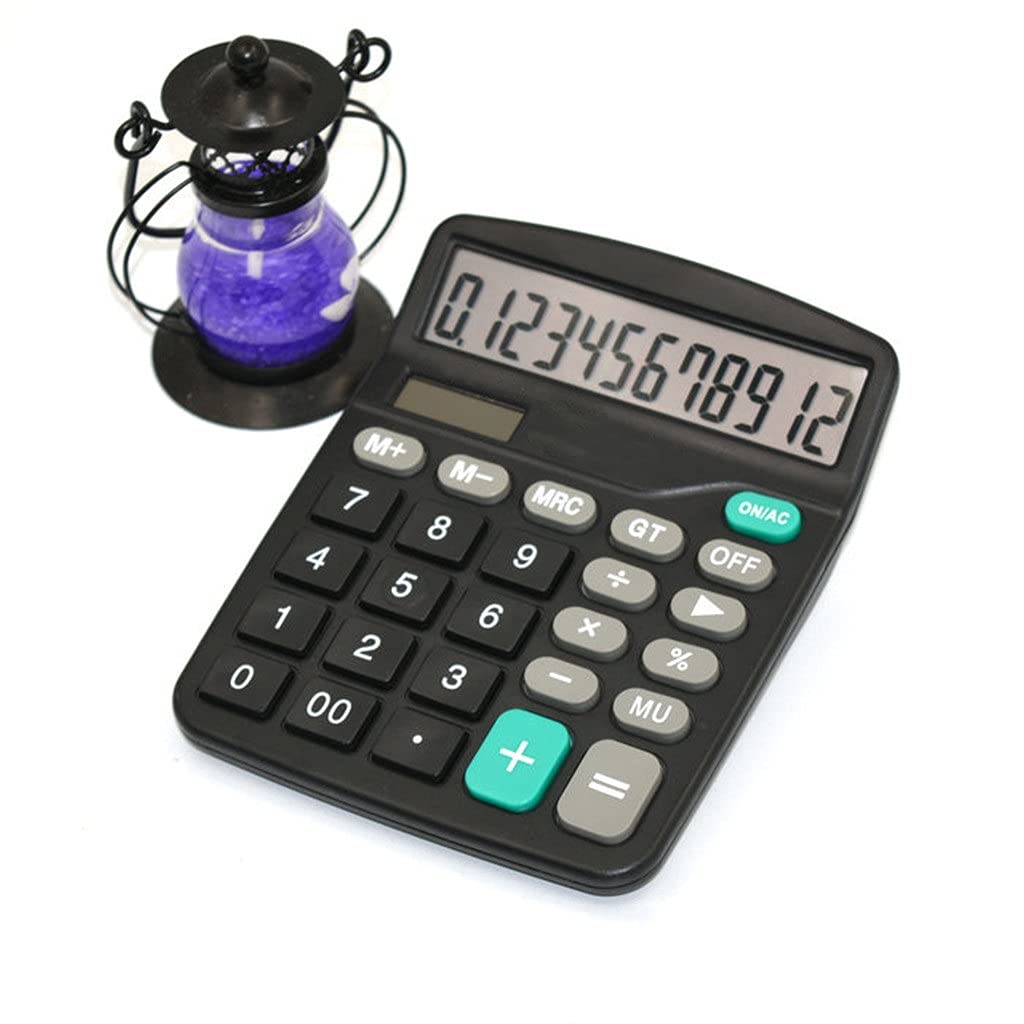 FMURY - Calculadoras electrónicas de escritorio de pantalla grande de 12 dígitos para el hogar, oficina, escuela, herramientas de contabilidad financiera