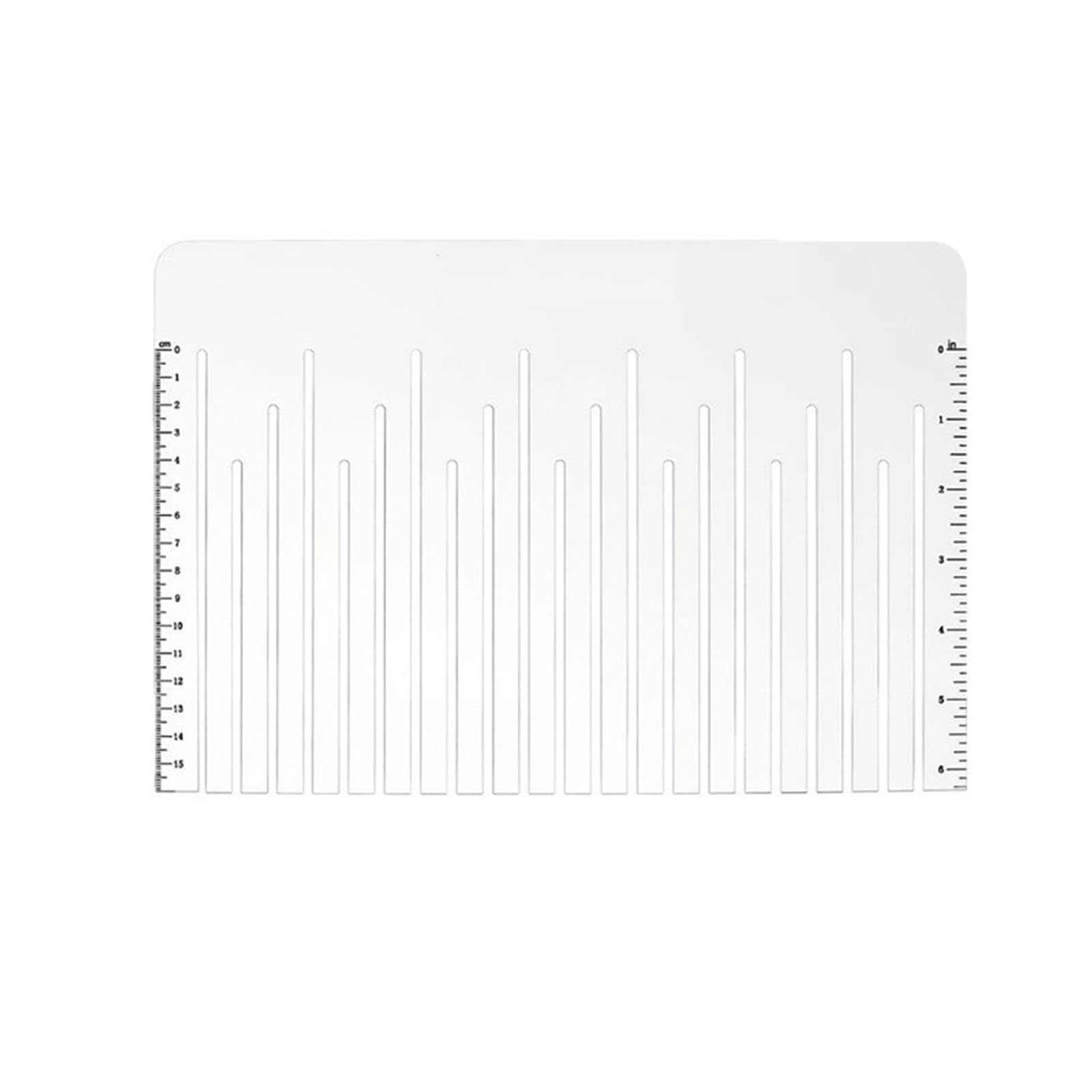 Clear Acrylic Sewing Ruler Featuring Florals Pattern for Fabric Measuring Cutting and Projects Portable Designs Acrylic Pattern