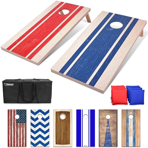 GoSports 4 ft x 2 ft Regulation Size Wood Design