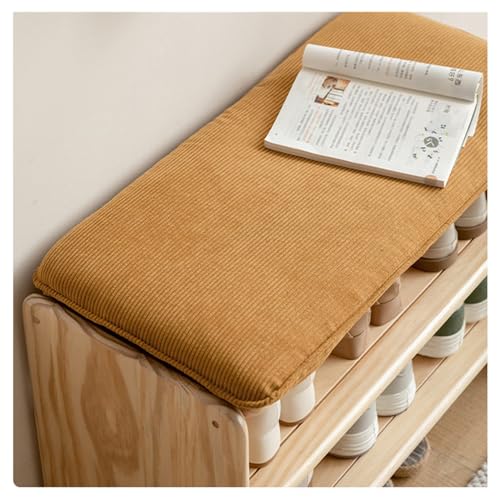 Banc avec siège rembourré pour ne plus encombrer l'entrée avec les chaussures