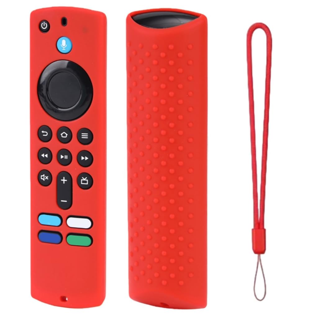 Tsophreniq Silicone Remote Cover Shockproof Design AntiScratch NonSlip Grip for Stick 3rd Gen/4K Remote Shell Cover
