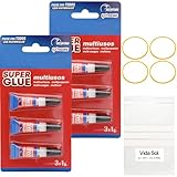 VIDA SOL Pegamento Instantáneo Extreme Super Glue Multiusos, Ultra Fuerte...