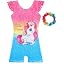 A1 Pink Blue Horse