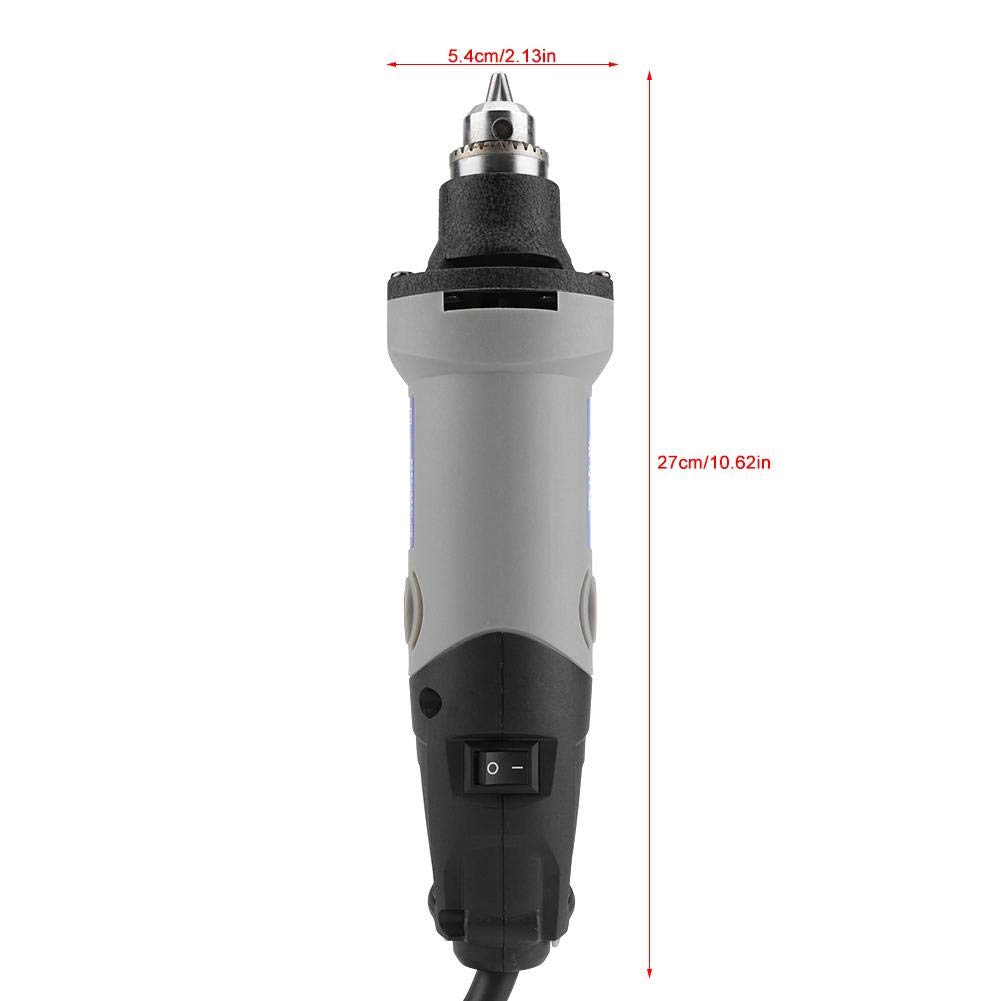 Acouto Meuleuse Électrique 400W 6 Vitesses Mini Meuleuse Perceuse Électrique Outil Rotatif Vitesse Variable Fiche UE 220V