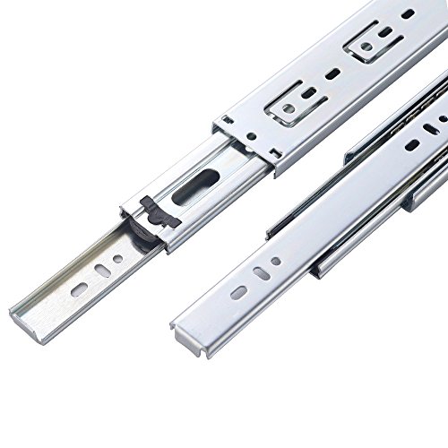 Friho 10 Pair Of 10 Inch Hardware Ball Bearing Side Mount Drawer Slides, Full Extension, Available In 12'',14'',16'',18'',20'' Lengths #TOP2