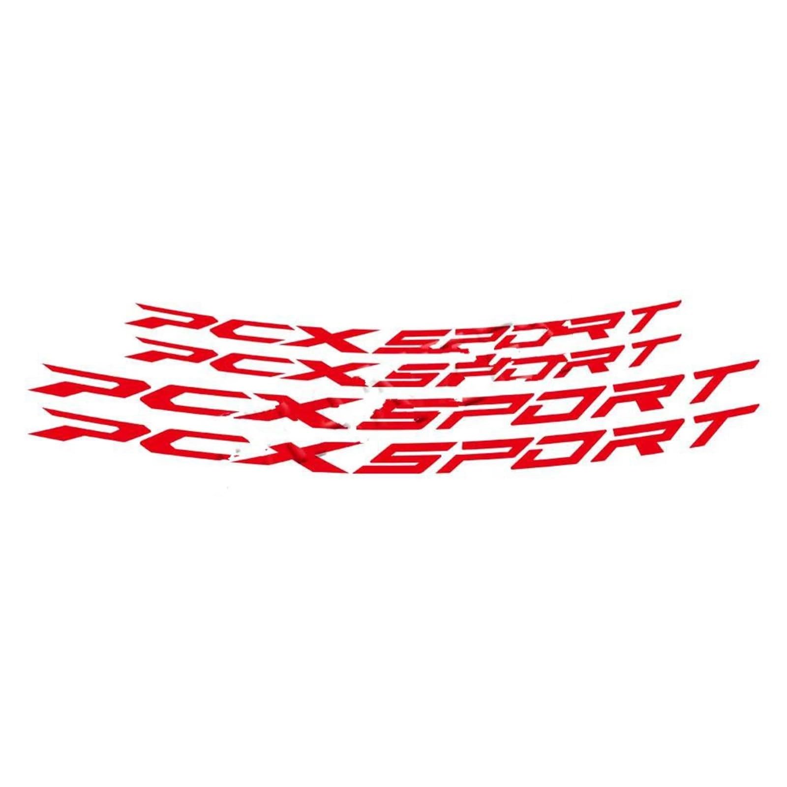 Motorcycle Wheel Stickers Hub Decals Rim Stripe Tape for PCX125 Pcx 125 PCX150 150 Motorbike(Color6)