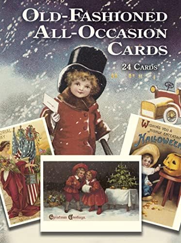 Old-Fashioned All-Occasion Cards: 24 Cards (Dover Postcards)
