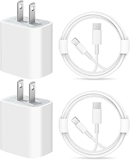 iPhone Charger Super Fast Charging [Apple MFi Certified] iPad Charger 20W PD USB C Wall Charger 2-Pack 6FT Fast Charging Cable Compatible with iPhone14/14 Pro Max/13/13Pro/12/12 Pro/11/11Pro/XS,iPad