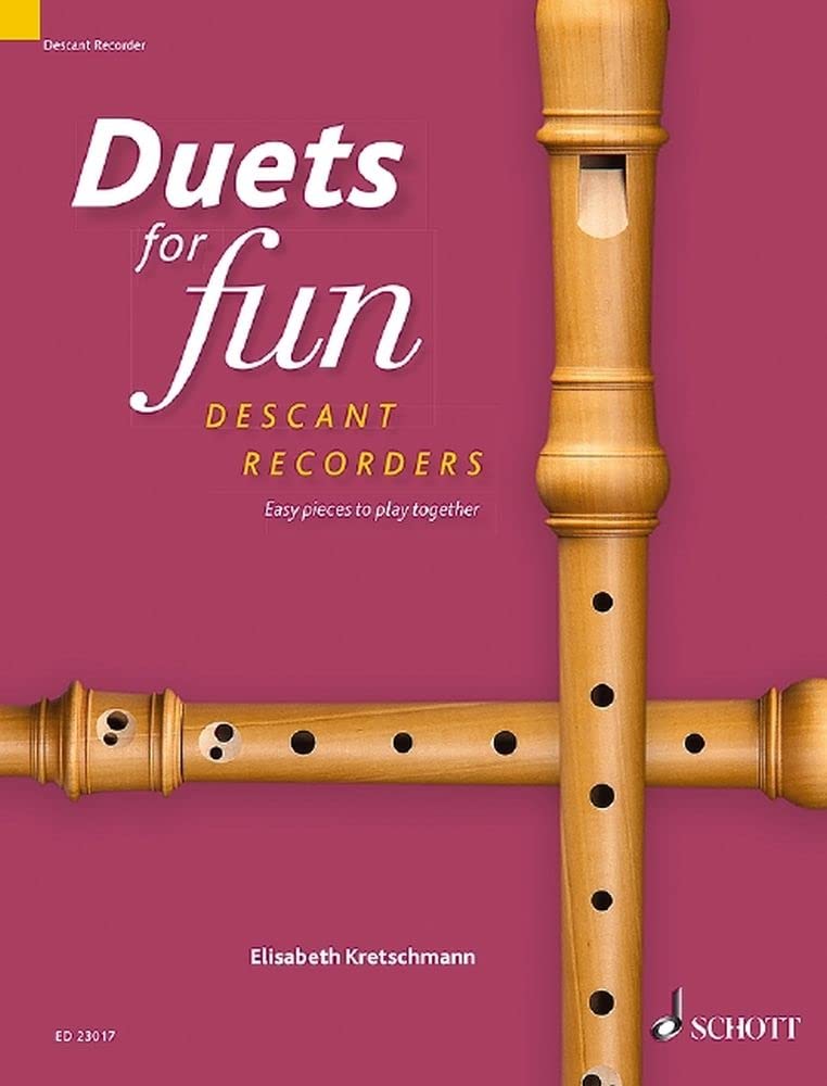 Duets for fun: Descant Recorder. 2 Sopran-Blockfloten. Spielpartitur (English and German Edition)