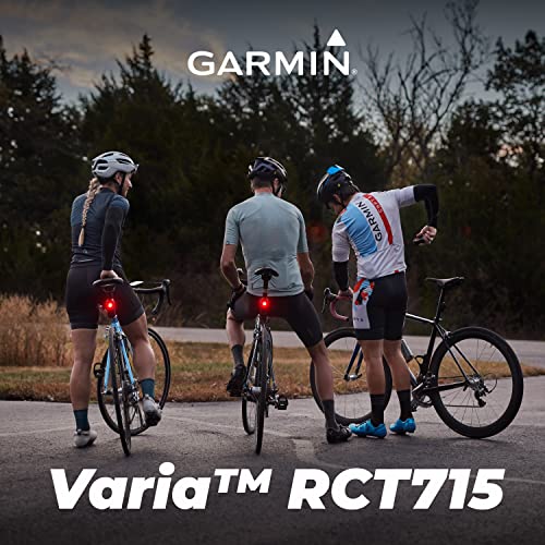 Garmin Varia Rct715 Bicycle Radar With Tail Light, Continuous Recording With Wearable4U Power Bundle #TOP3