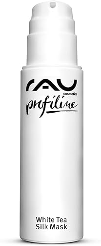 RAU Máscara de seda de té blanco Profiline (5.1 onzas líquidas) - Mascarilla regeneradora natural